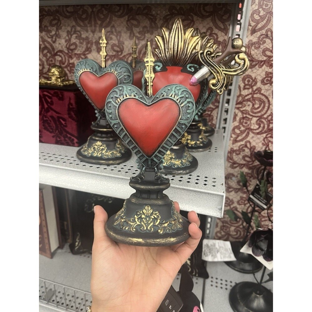Michael's Ashland Halloween Enchanted Romance Antique Heart on Stand